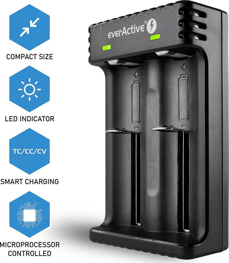 Mbushës baterie EverActive LC-200