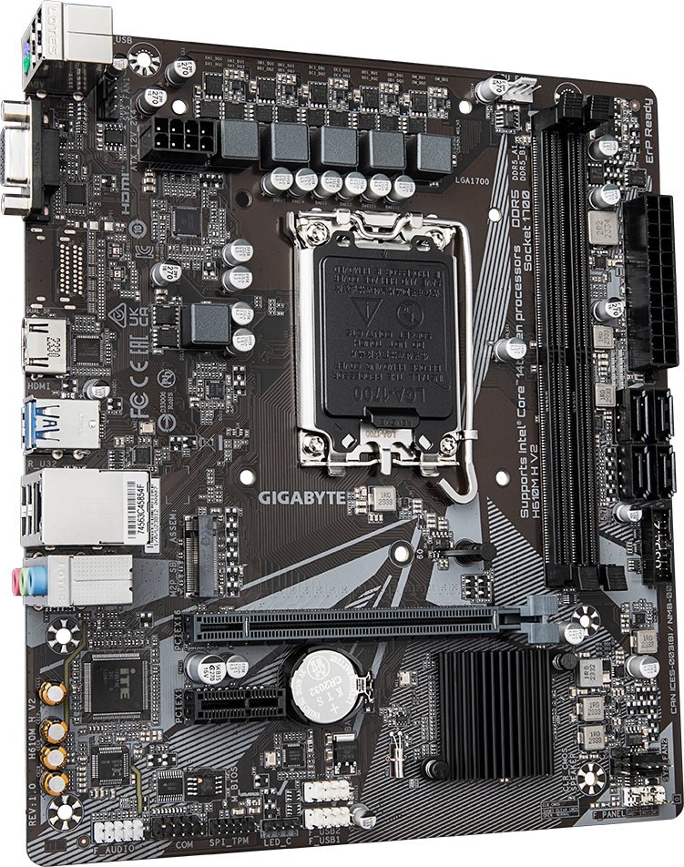Pllakë amë Gigabyte H610M H V2, LGA1700, DDR5, mATX