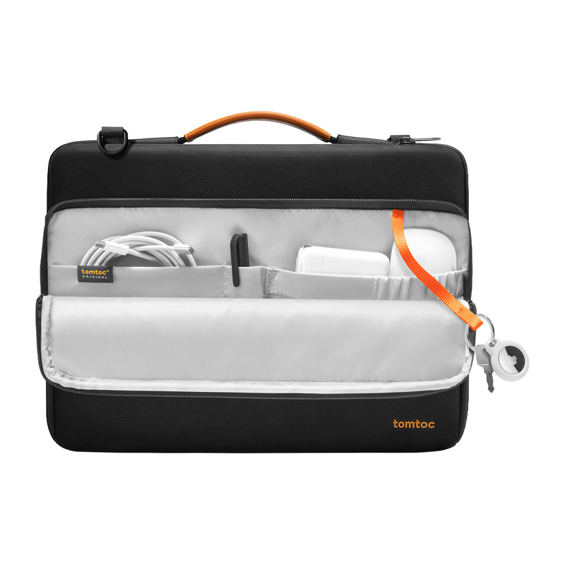 Çantë shpatullash laptopi Tomtoc Defender A40, 13.5"-14", rezistente ndaj ujit, e zezë
