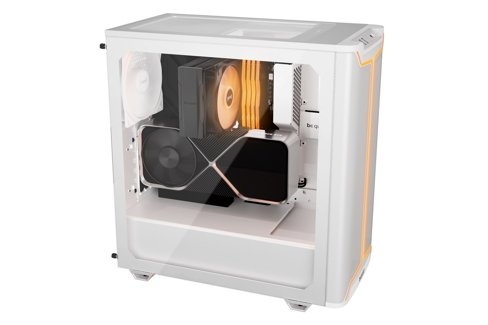 Kasa PC be quiet Pure Base 501 DX, ATX, ARGB, e bardhë
