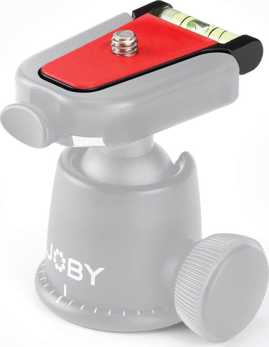 Pllakë çmontimi e shpejtë JOBY JB01552 0WW, për Ball Head 3K GorillaPod, e zezë me të kuqe