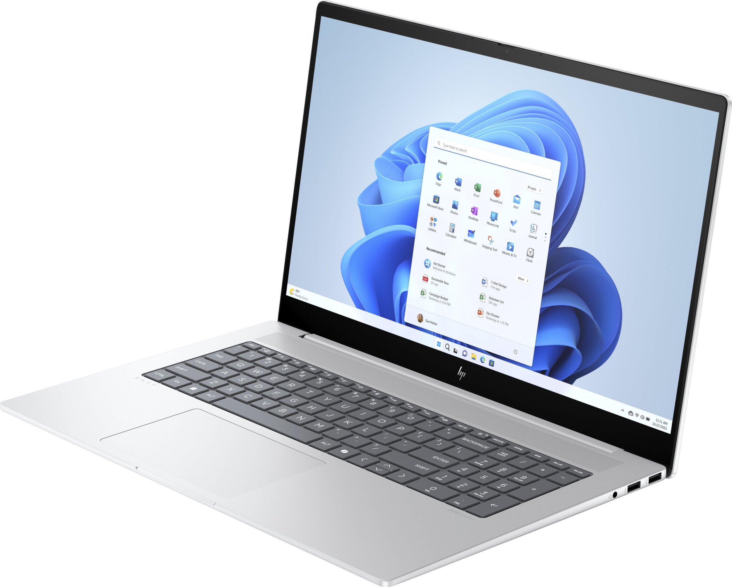 Laptop HP Envy 17-da0003nw, 17.3" Touch Full HD, Intel Core Ultra 7, 32GB RAM, argjendtë