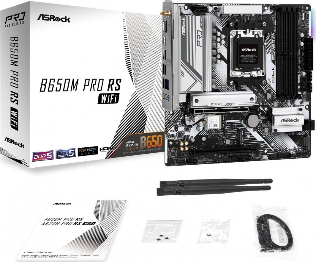 Pllakë amë ASRock B650M PRO RS WIFI