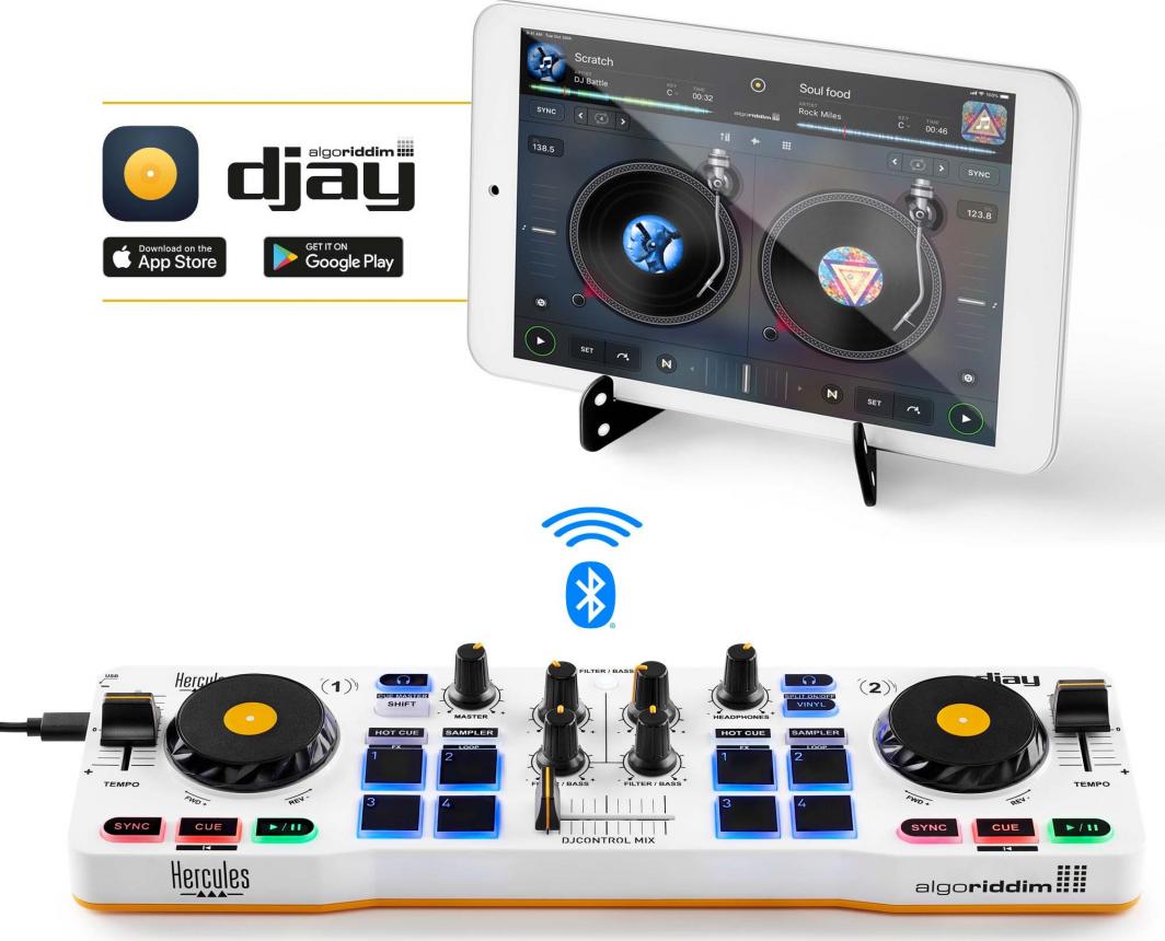 Konsolë DJControl Mix Hercules, e bardhë