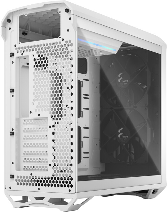 Kasë kompjuteri Fractal Design Torrent White TG Clear Tint