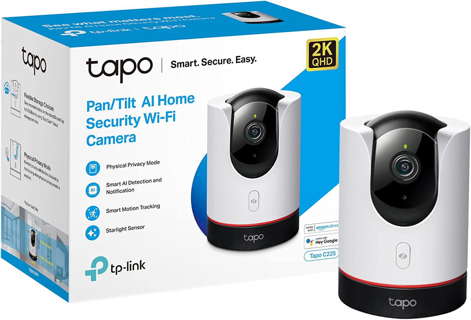 Kamerë IP TP-Link Tapo C225, 2K QHD, WiFi, e bardhë