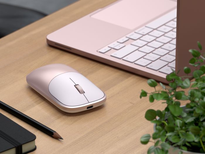 Satechi Slim EX Wireless Mouse, Blush