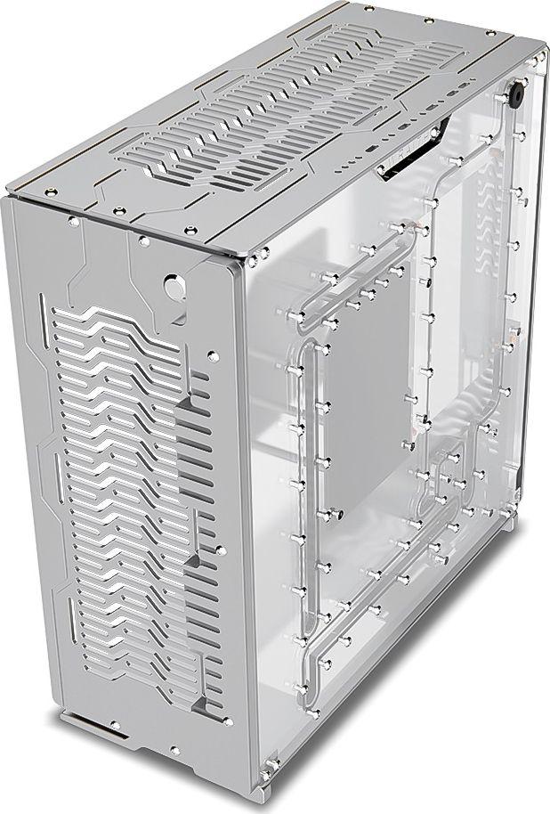 Kasë Singularity Wraith, e argjendtë, Midi Tower