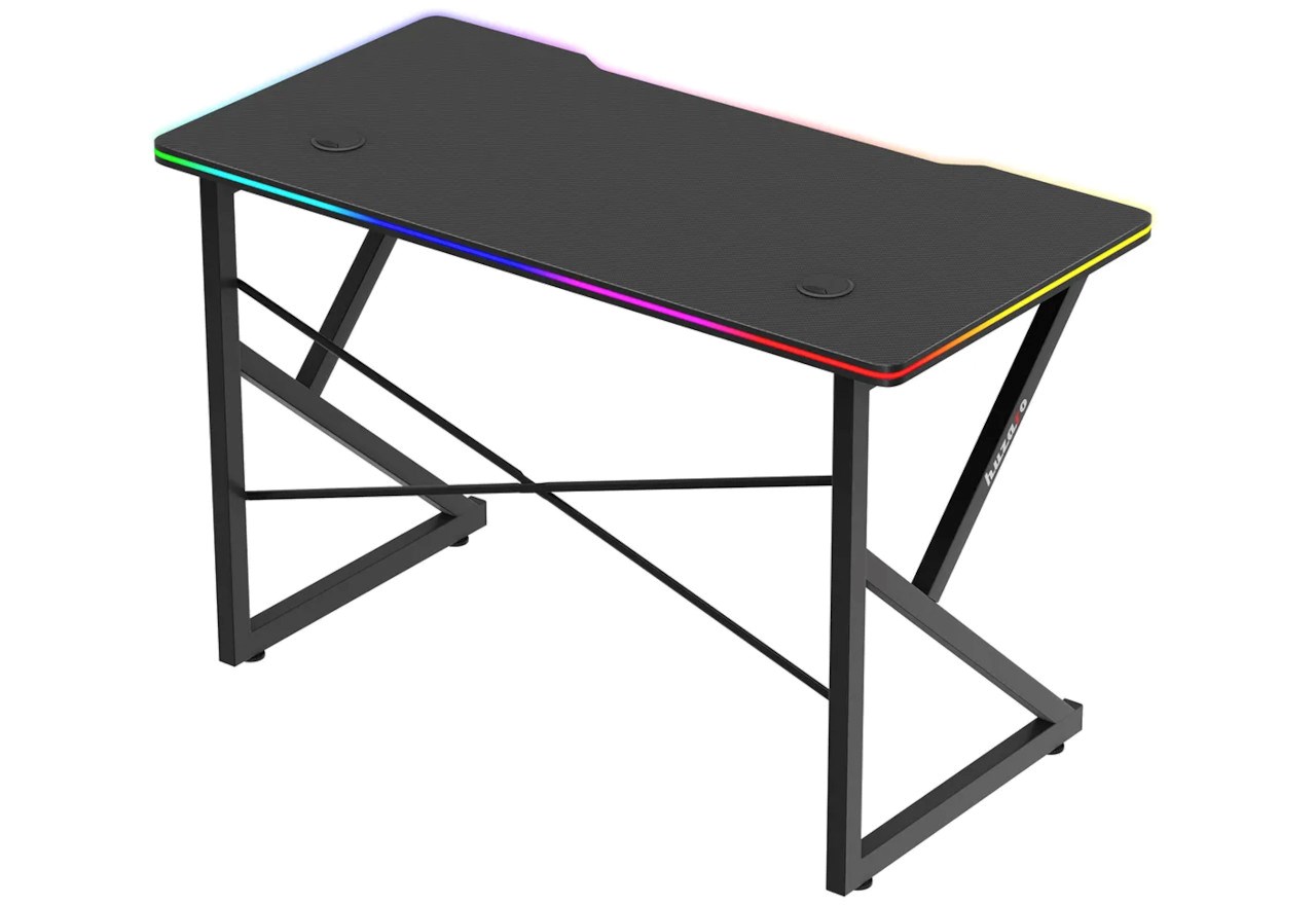 Tavolinë lojërash Huzaro Hero 1.7 RGB, e zezë