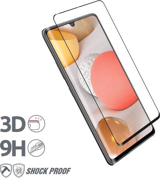 Mbrojtës ekrani Crong 3D Armour Glass për Samsung Galaxy A42 5G, xham i temperuar 9H, transparencë e lartë