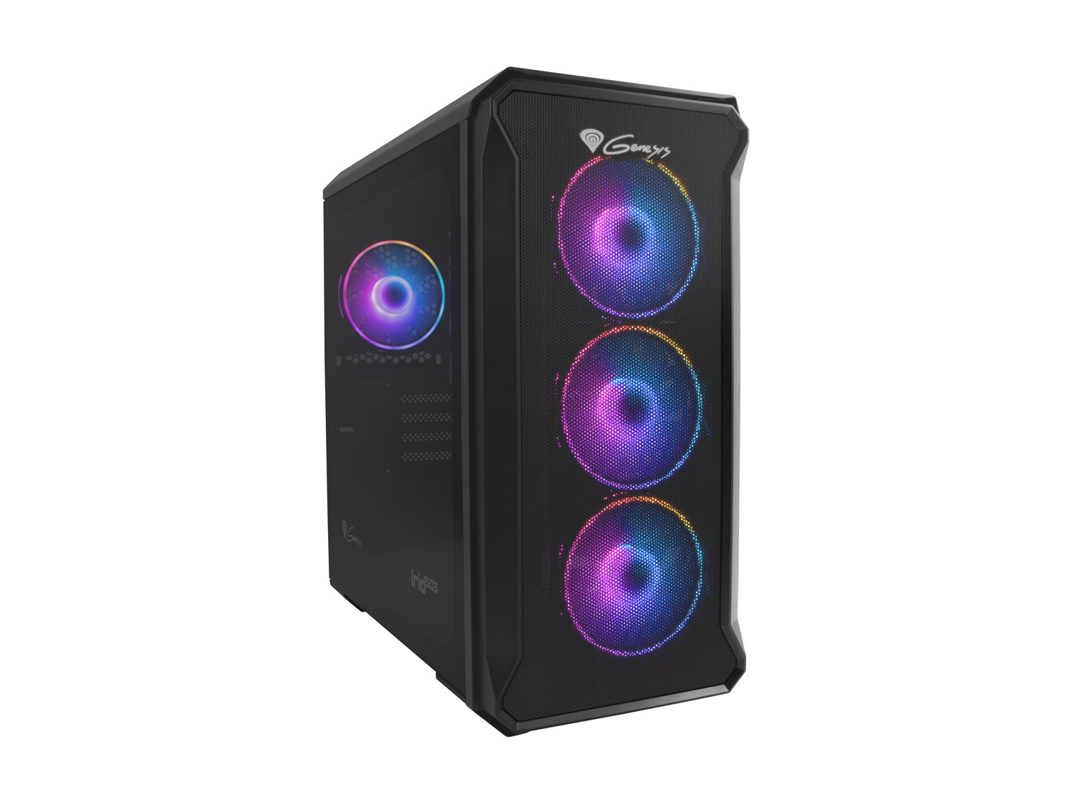 Kasë Genesis IRID 503 ARGB MICRO, Micro Tower, e zezë