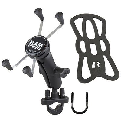 Mbajtëse telefoni RAM Mounts RAM-B-149Z-UN10U, universale, për timon motoçiklete, e zezë
