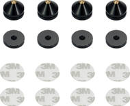 Spikes për altoparlantë Mozos SPS-P04, set 4 copë, alumin, të zeza