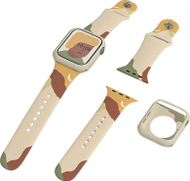 Rrip ore Hurtel Strap Moro për Apple Watch 44mm 42mm, silikon, dizajn kamuflazh, shumëngjyrësh