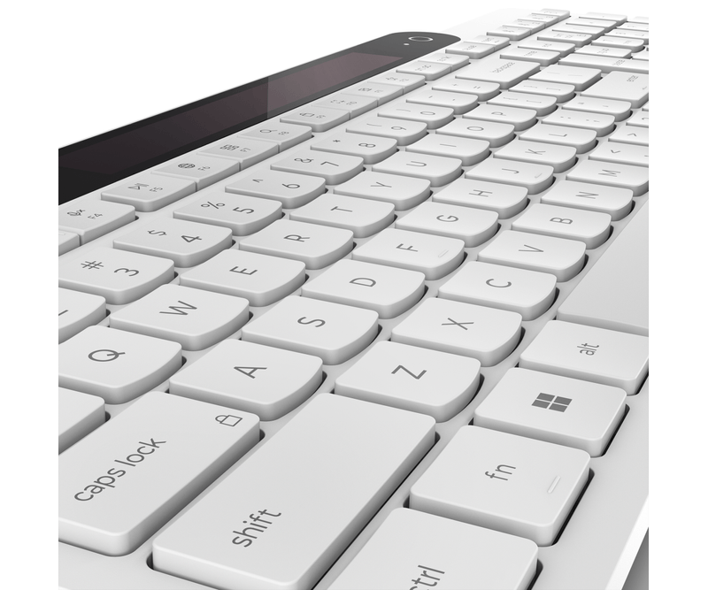 Tastierë Lenovo 800 Self-Charging, Bluetooth, pa tela, e bardhë