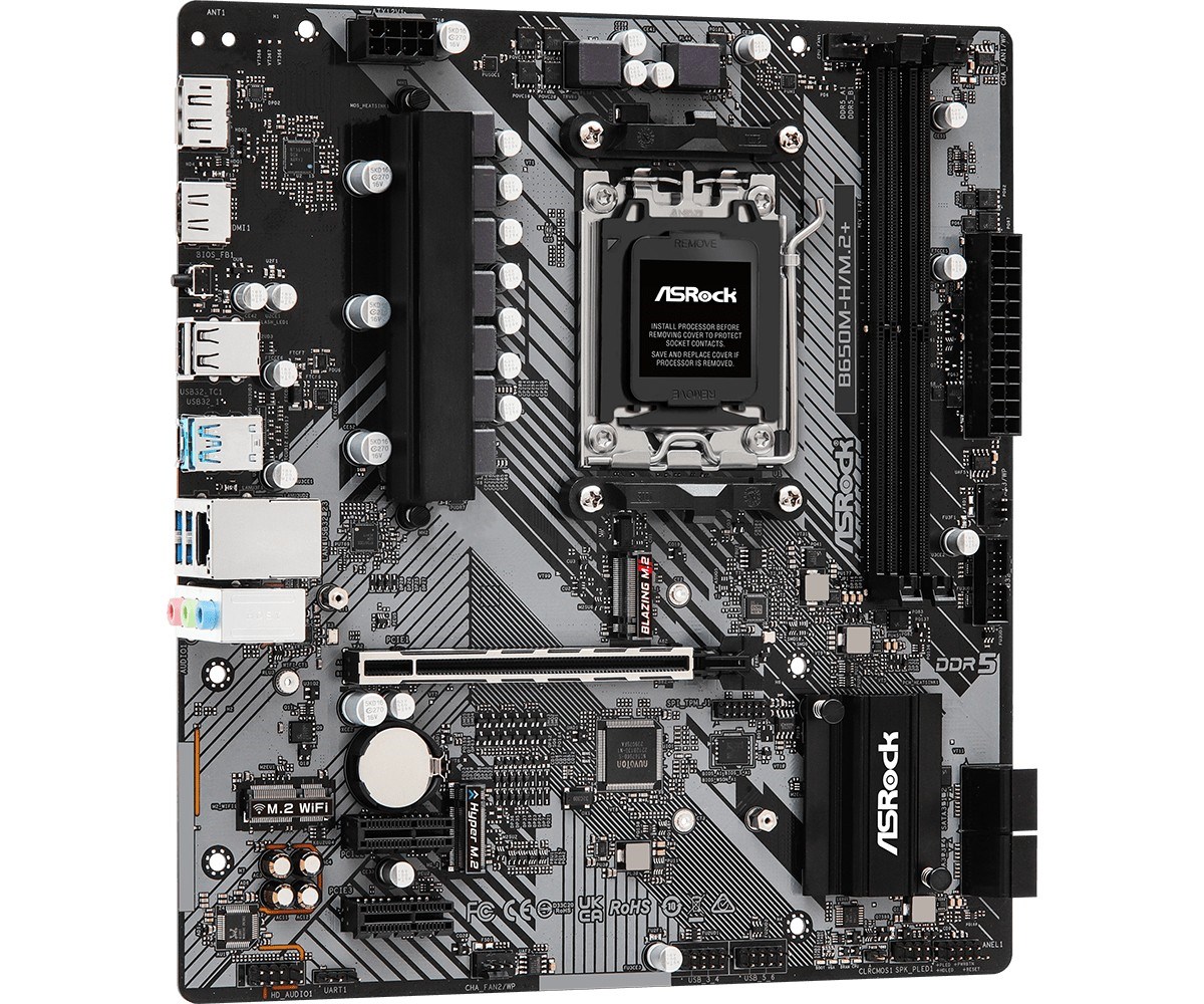 Pllakë amë ASRock B650M-H/M.2+