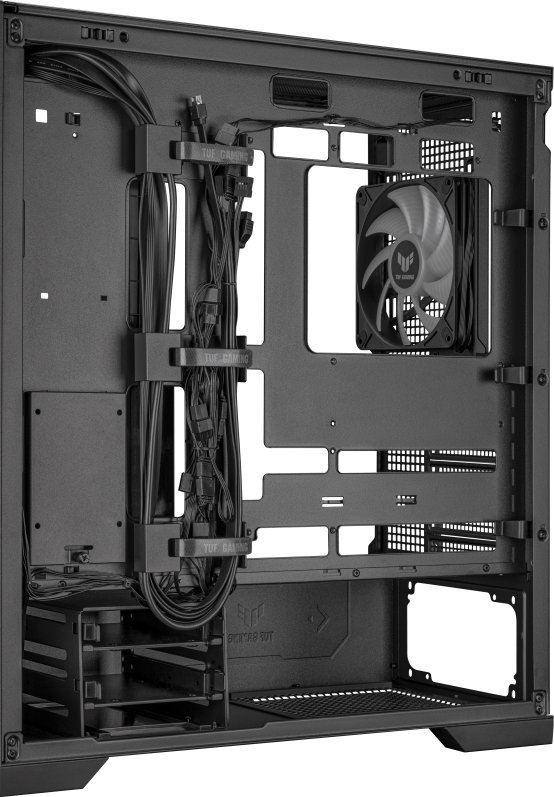 Kasë Asus TUF Gaming GT302 TG ARGB, e zezë, Midi Tower