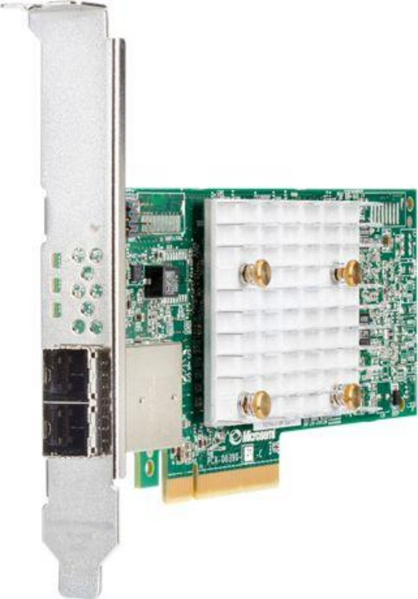 Kartë zgjerimi HP PCIe 3.0 x8 - 2x SFF-8644 E208e-p SR Gen10 Ctrlr