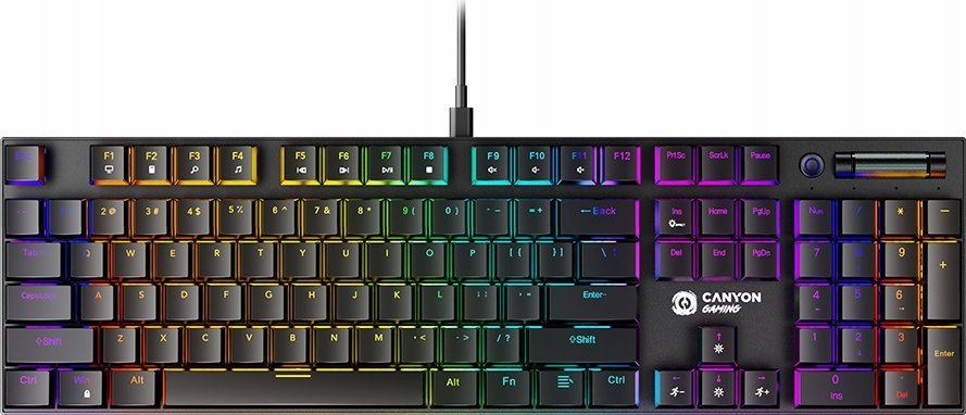 Tastierë gaming Canyon Comestrike TKL GK-55, mekanike, RGB