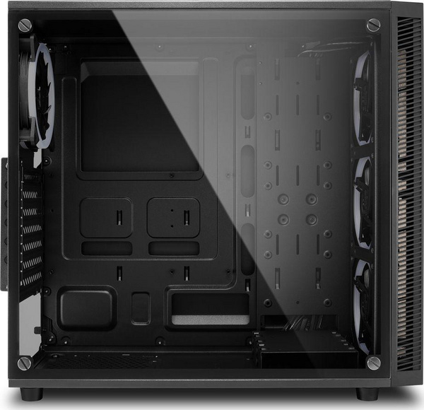 Kasë Sharkoon Sharkoon TG4M RGB ATX, e zezë 