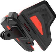 Mbajtëse mjekre për helmetë moto TELESIN, e palosshme, për GoPro DJI Insta360, e zezë