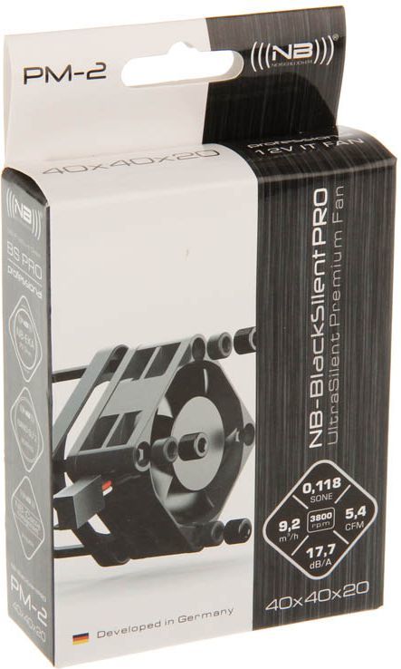 Ftohës Noiseblocker BlackSilent Pro PM2, 40 mm