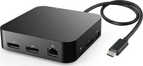 Docking station Gearlab USB C, 2x Full HD, 85W, gri