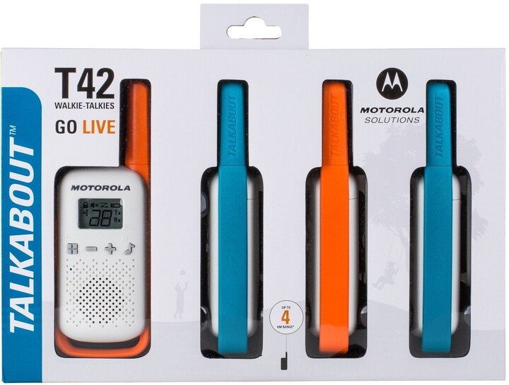 [OUTLET] Radiomarrëse Motorola TLKR T42, 4 copë