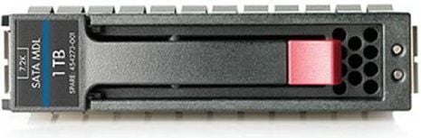 Disk për server HP, 2TB, 3.5", SATA III, 7200 rpm, i zi