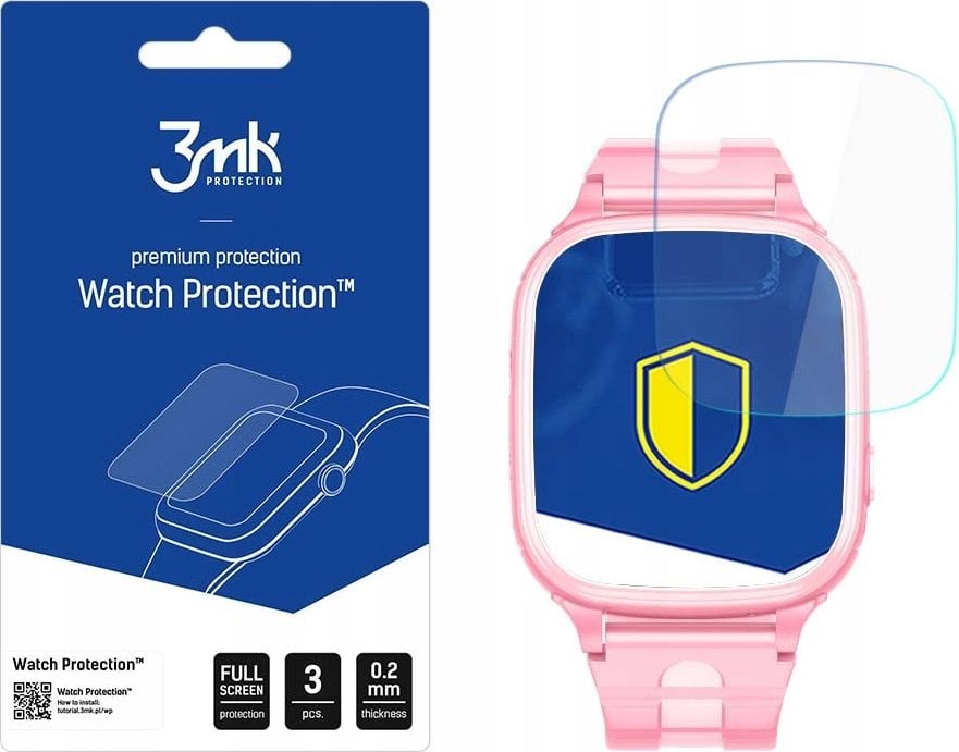Xham mbrojtës 3MK FlexibleGlass, për Forever GPS WIFI Kids Watch Me 2 KW-310, transparent