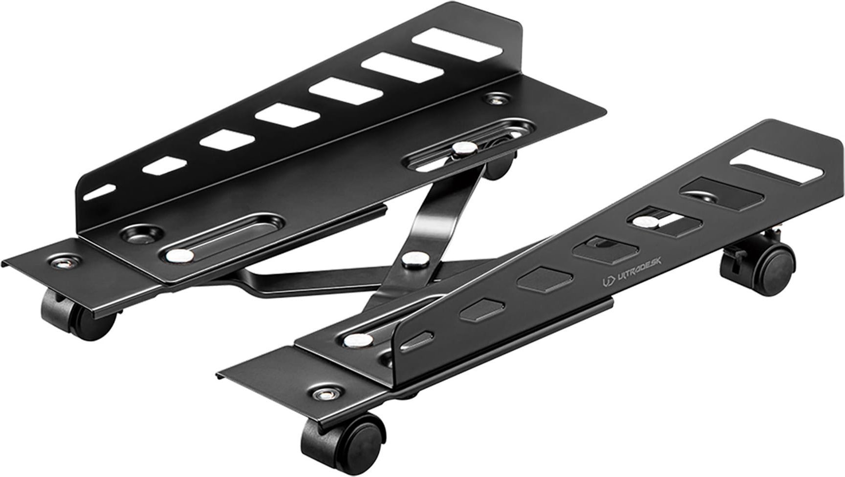 Stendë për kasë kompjuteri Ultradesk Critter, deri 25 kg, e rregullueshme, e zezë