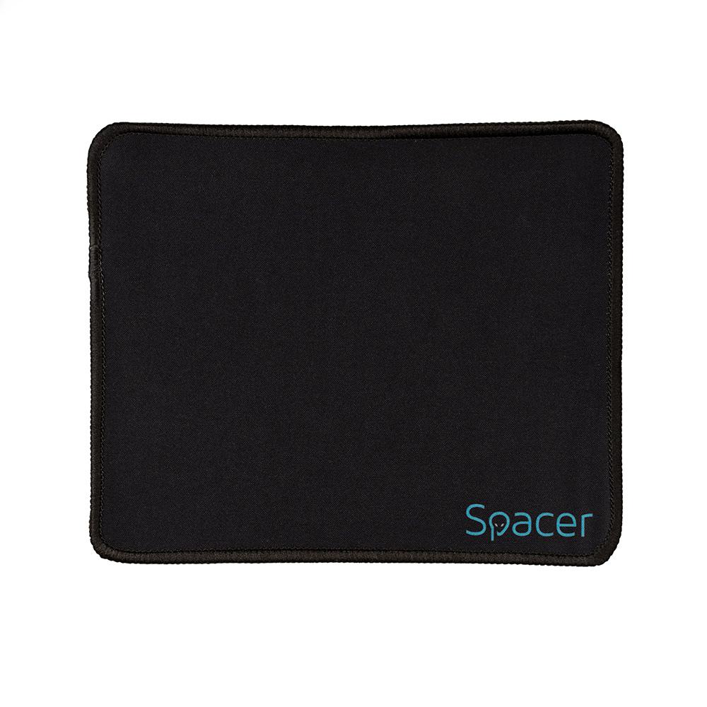 Mousepad Spacer SP-PAD-S, i vogël, i zi