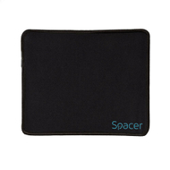 Mousepad Spacer SP-PAD-S, i vogël, i zi