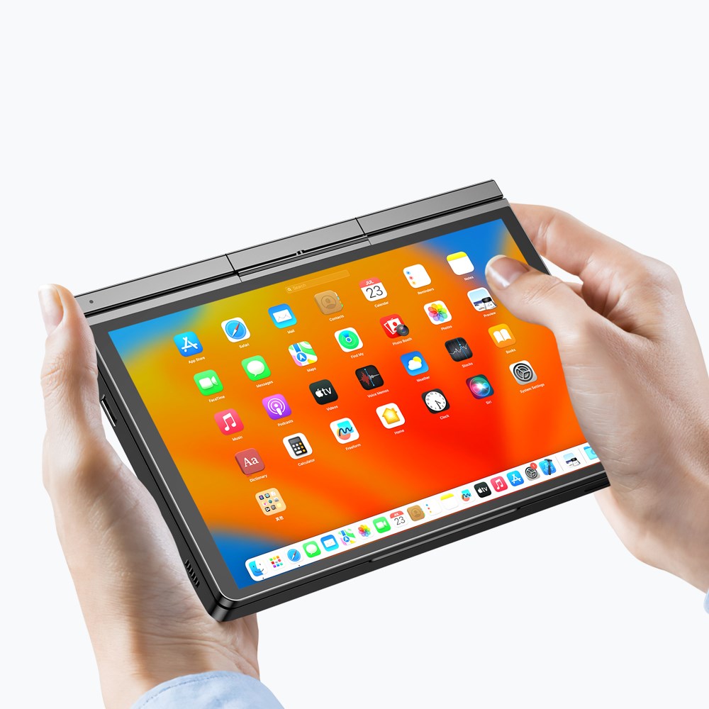 Laptop mini GPD Pocket 4, 8" WQXGA, Ryzen 7 8840U, Touchscreen, 144Hz IPS, 16GB, SSD 1TB, Radeon 780M 3GB, i hirtë