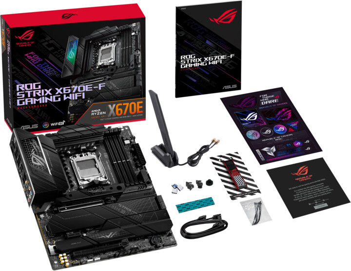 Pllakë amë ASUS ROG STRIX X670E-F GAMING WIFI - AMD X670
