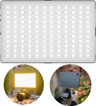 Panel LED Newell Rangha Max XL RGB-W, 28 x 18 cm, bateri e integruar, e zezë