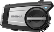 Interkom për motor Sena 50C 01, Bluetooth 5.0 Mesh 2.0, kamerë 4K, i zi argjendtë