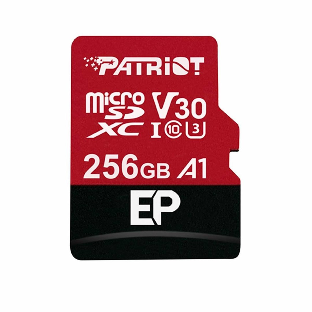 Kartë e memories Patriot Memory PEF256GEP31MCX, MicroSDXC, 256 GB, Class 10 + përshtatës SD