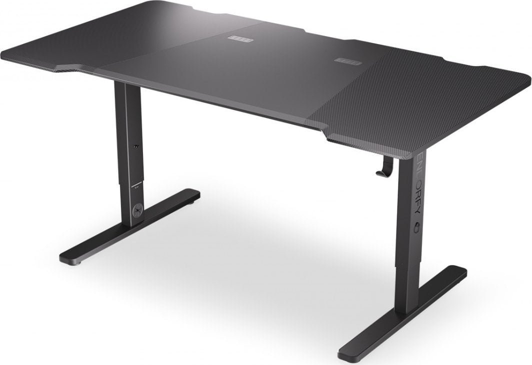 Set tavolinë dhe karrige gaming Endorfy Atlas L 150x78 cm Meta BK, e zezë