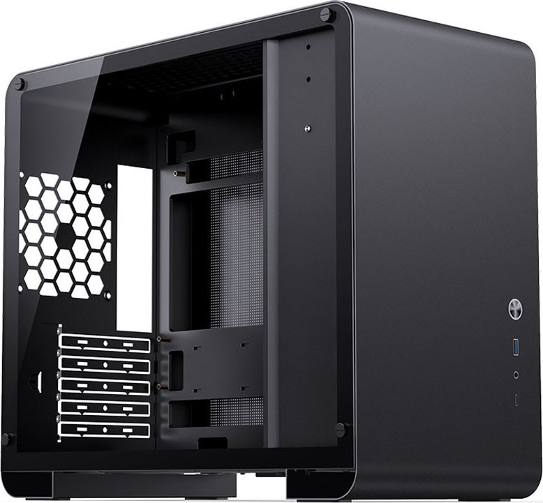 Kasë Jonsbo U4 Mini TG, e zezë, Mini Tower