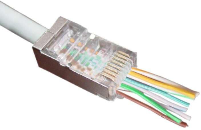Konektorë rrjeti Microconnect CON6FTPE, RJ45, Cat6 FTP, set 100 copë