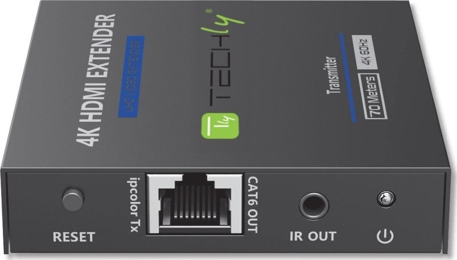 Sistem transmetimi AV Techly Extender HDMI, 4K 60Hz, Cat.6/6a/7, deri 70m