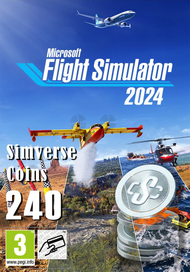 Kod digjital Microsoft Flight Simulator 2024, 240 Simverse Coins, PC Xbox Series X S