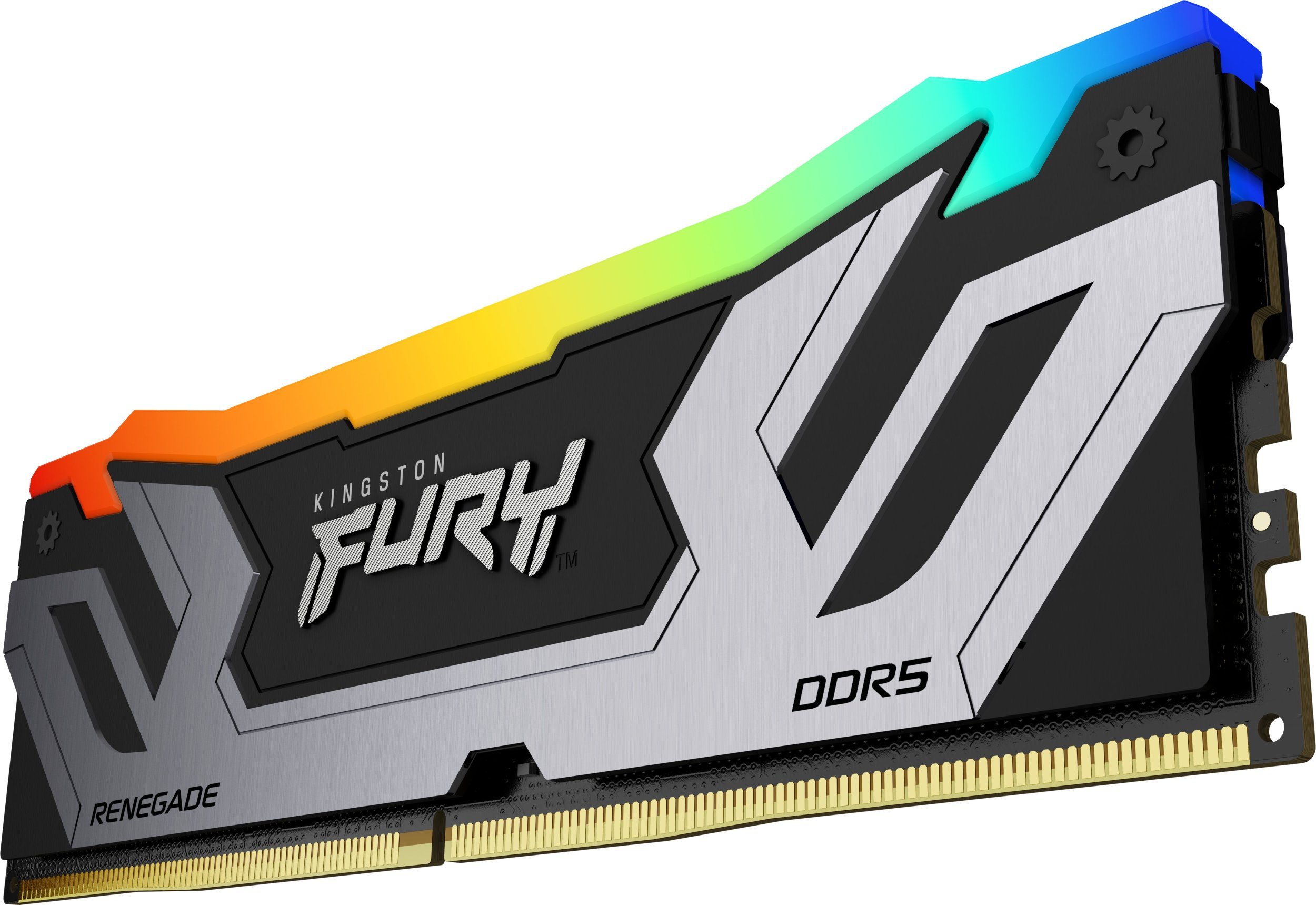 Memorie RAM Kingston FURY Renegade RGB, 24GB DDR5, 8400MT/s, e zezë
