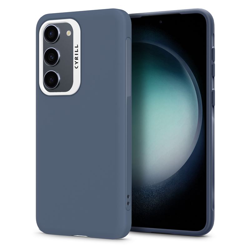 Mbrojtëse për celular Samsung Galaxy S24 Spigen Cyrill UltraColor, e kaltër e errët