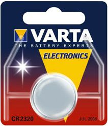 Литиум монета батерија Варта CR2320, 3V, 1 парче