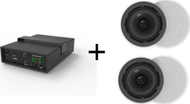 Sistem zëri Vivolink AUDIOPACK2, altoparlantë tavanorë, subwoofer aktiv, i bardhë