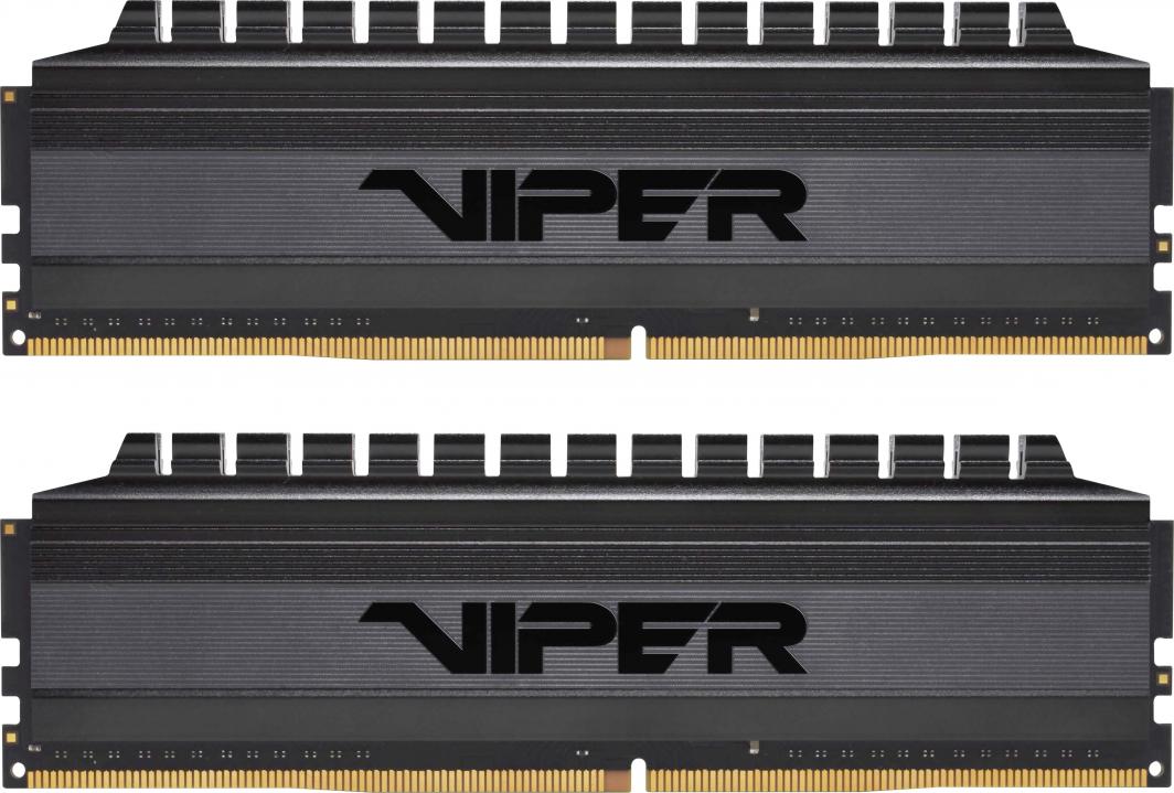 Memorie Patriot Viper 4 BLACKOUT, DDR4, 16 GB, 3200 MHz, CL16, PVB416G320C6K