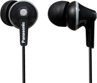 Dëgjuese Panasonic RP-HJE125E-K, të zeza