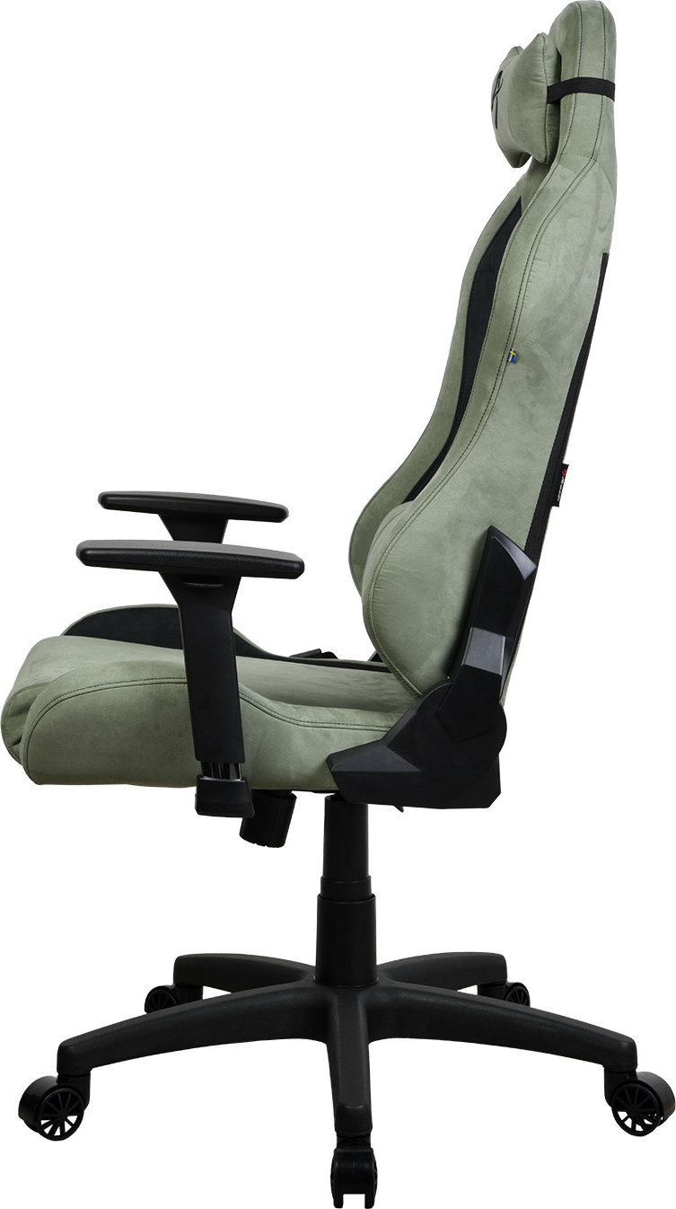 Karrige gaming Arozzi Torretta, Super Soft, ergonomike, e gjelbër e errët